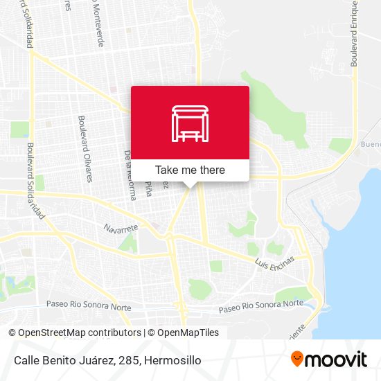 Calle Benito Juárez, 285 map
