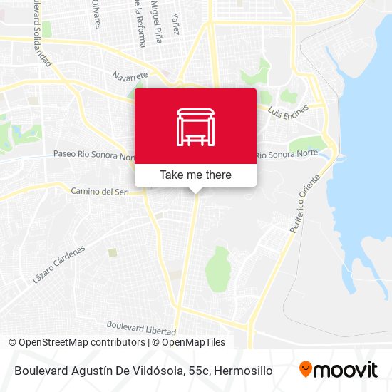 Mapa de Boulevard Agustín De Vildósola, 55c