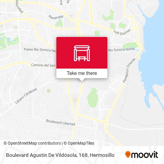 Boulevard Agustín De Vildósola, 168 map