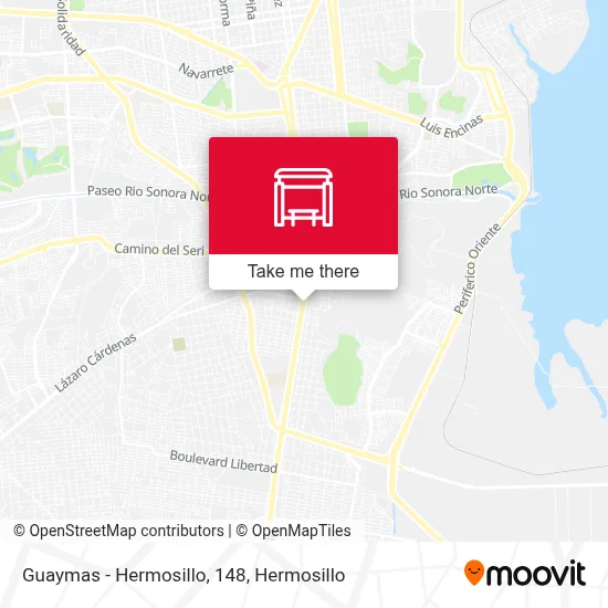 Guaymas - Hermosillo, 148 map