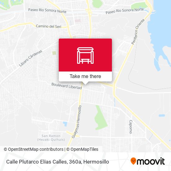 Calle Plutarco Elías Calles, 360a map