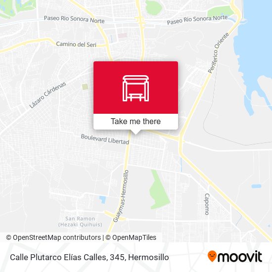 Calle Plutarco Elías Calles, 345 map