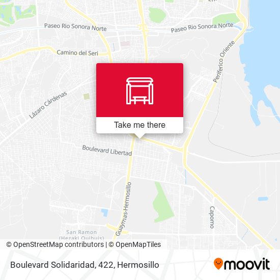 Mapa de Boulevard Solidaridad, 422
