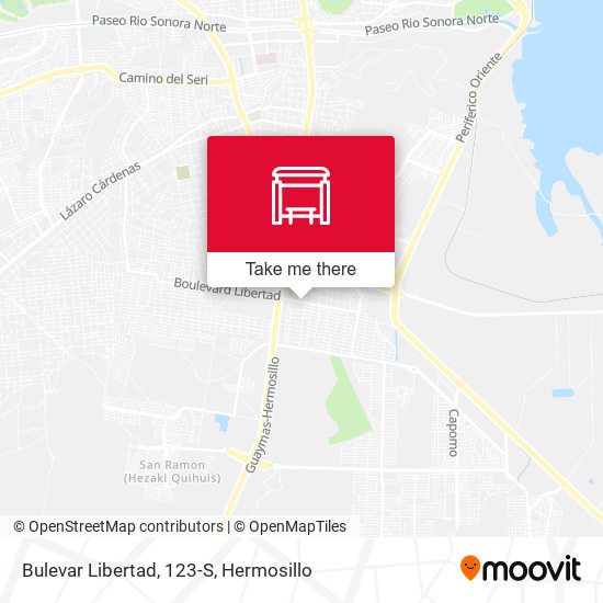 Bulevar Libertad, 123-S map