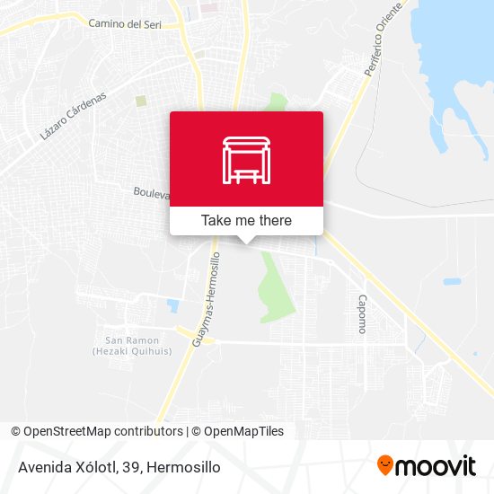 Avenida Xólotl, 39 map