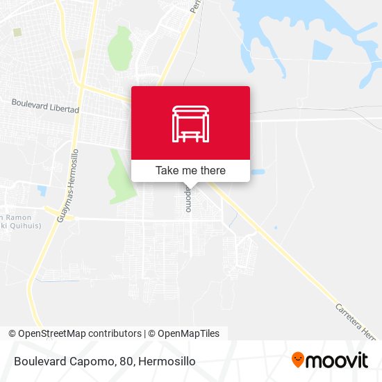 Mapa de Boulevard Capomo, 80