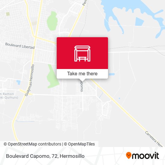 Boulevard Capomo, 72 map