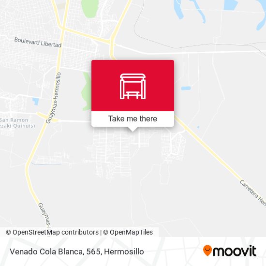 Venado Cola Blanca, 565 map