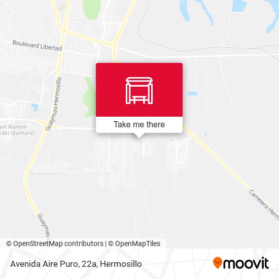 Mapa de Avenida Aire Puro, 22a