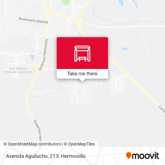 Mapa de Avenida Aguilucho, 213