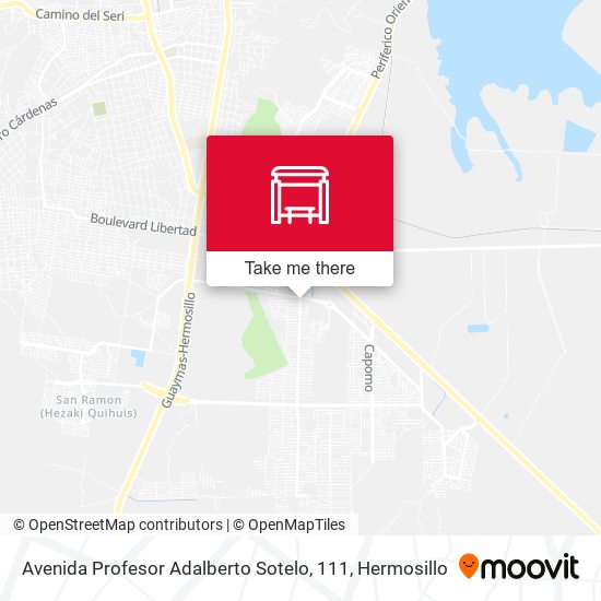 Avenida Profesor Adalberto Sotelo, 111 map