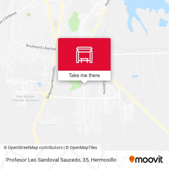 Mapa de Profesor Leo Sandoval Saucedo, 35