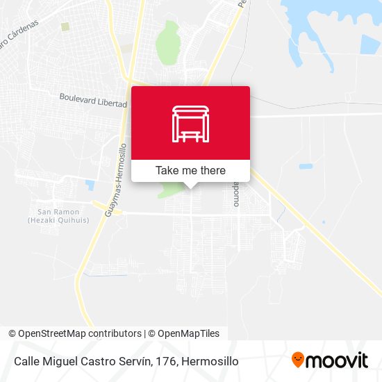 Calle Miguel Castro Servín, 176 map