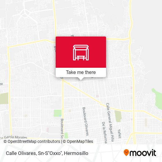 Calle Olivares, Sn-S"Oxxo" map