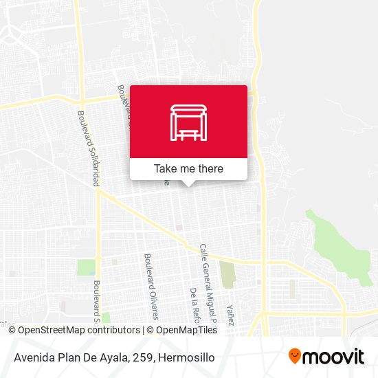 Avenida Plan De Ayala, 259 map
