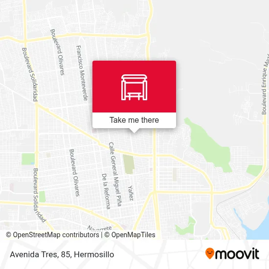 Avenida Tres, 85 map