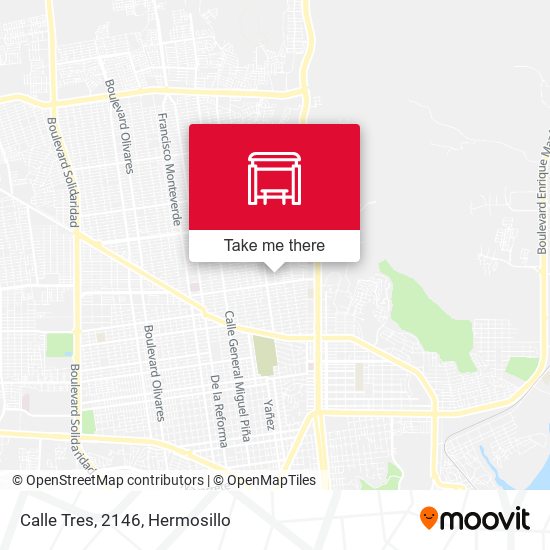 Mapa de Calle Tres, 2146