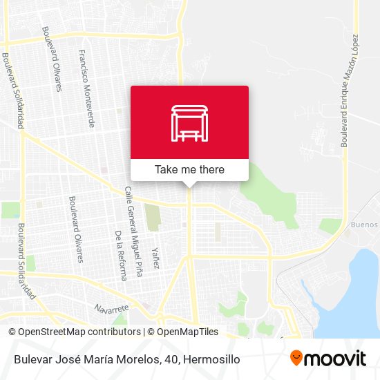 Bulevar José María Morelos, 40 map