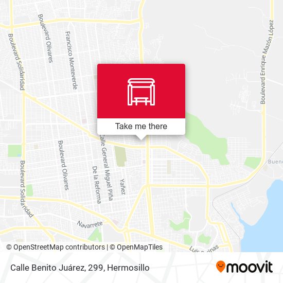 Calle Benito Juárez, 299 map