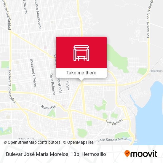 Mapa de Bulevar José María Morelos, 13b