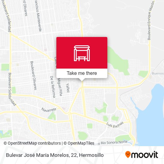 Bulevar José María Morelos, 22 map
