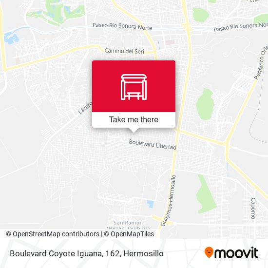 Boulevard Coyote Iguana, 162 map