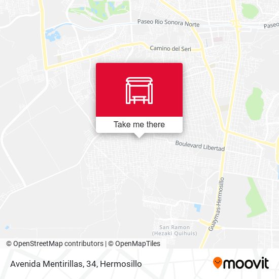 Avenida Mentirillas, 34 map