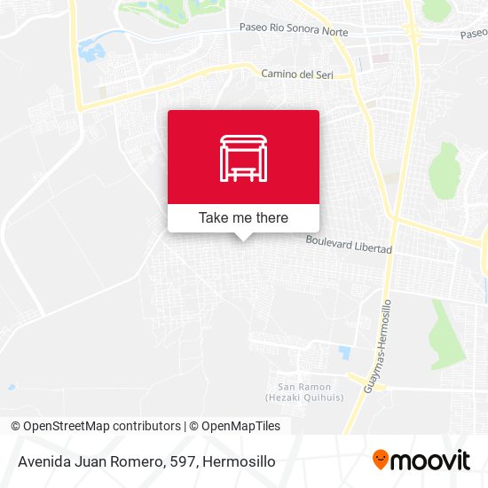 Avenida Juan Romero, 597 map