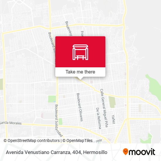 Mapa de Avenida Venustiano Carranza, 404