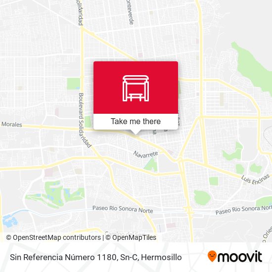 Sin Referencia Número 1180, Sn-C map