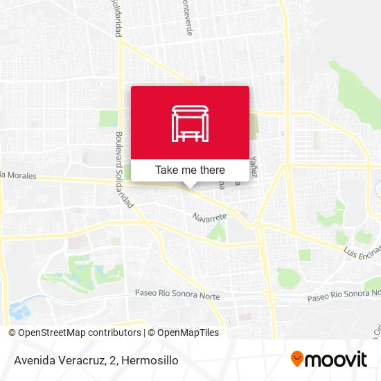 Avenida Veracruz, 2 map