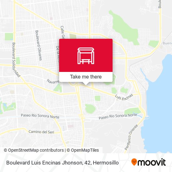 Boulevard Luis Encinas Jhonson, 42 map