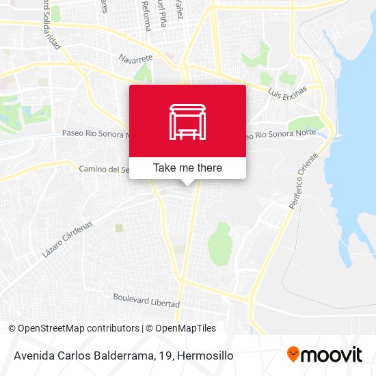 Mapa de Avenida Carlos Balderrama, 19