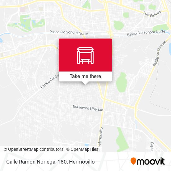 Mapa de Calle Ramon Noriega, 180
