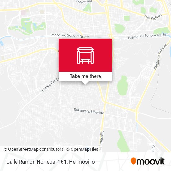 Mapa de Calle Ramon Noriega, 161