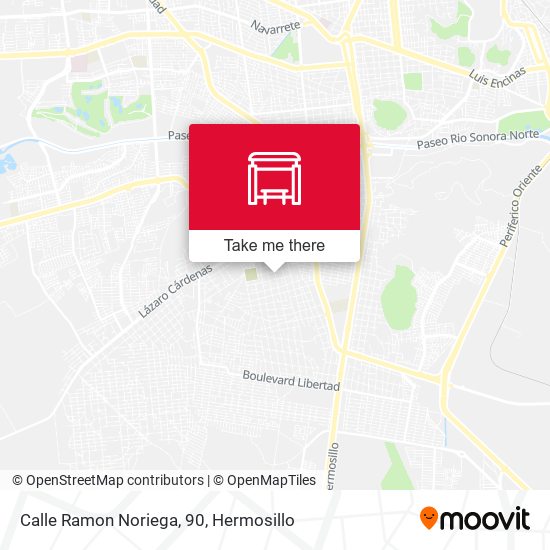 Mapa de Calle Ramon Noriega, 90