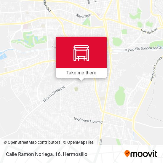 Mapa de Calle Ramon Noriega, 16