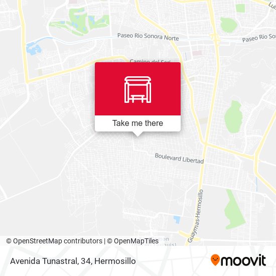 Avenida Tunastral, 34 map