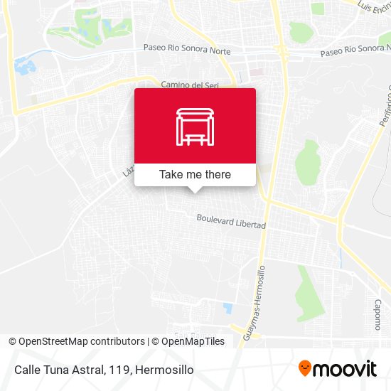 Calle Tuna Astral, 119 map