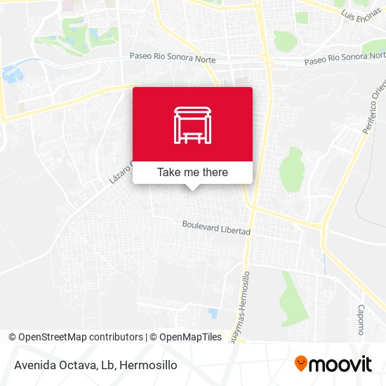 Mapa de Avenida Octava, Lb