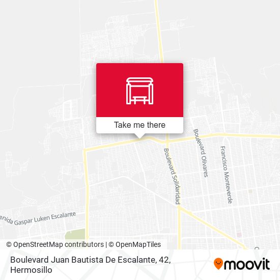 Boulevard Juan Bautista De Escalante, 42 map