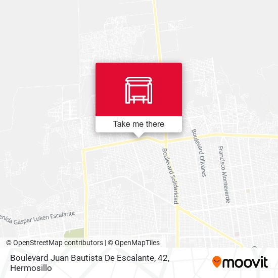 Mapa de Boulevard Juan Bautista De Escalante, 42