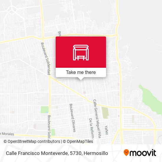 Calle Francisco Monteverde, 5730 map