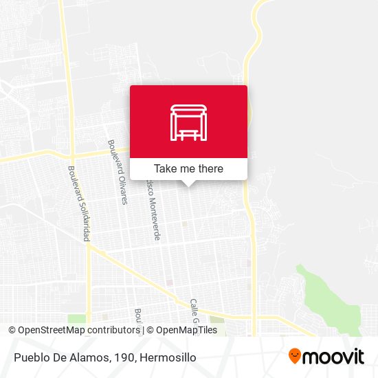 Mapa de Pueblo De Alamos, 190