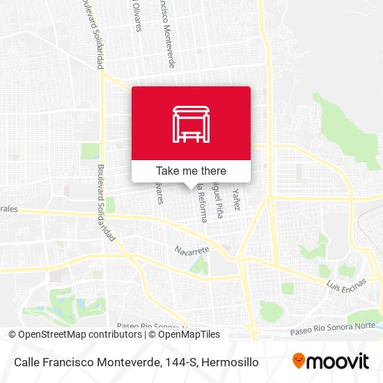 Calle Francisco Monteverde, 144-S map