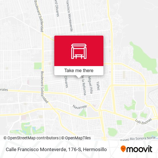 Calle Francisco Monteverde, 176-S map