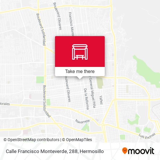 Calle Francisco Monteverde, 288 map