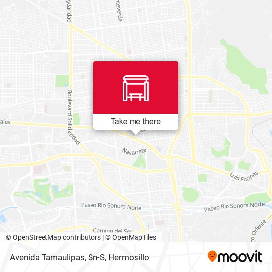 Avenida Tamaulipas, Sn-S map