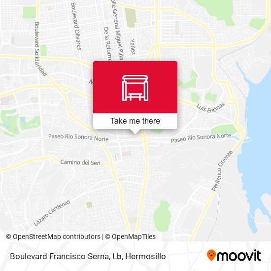 Boulevard Francisco Serna, Lb map