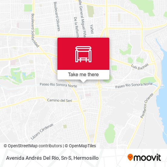 Avenida Andrés Del Río, Sn-S map